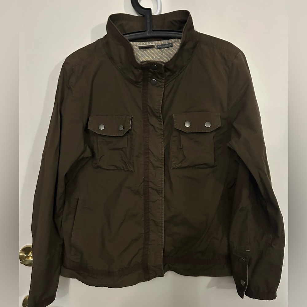Columbia Women’s Omni Shade Chocolate Brown Button Up Jacket size XL